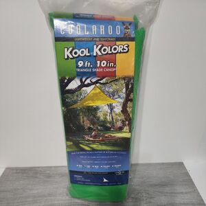 Coolaroo Kool PROTECT Portable Sun Shade Lime Green Triangle 9 f 10‎ in.